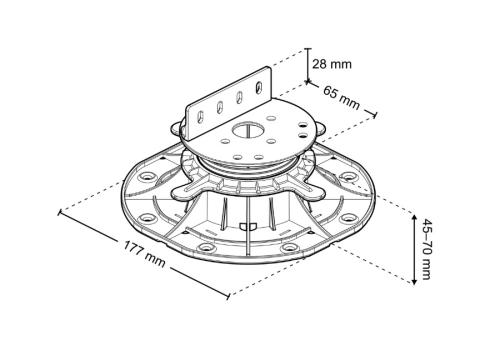 Stopa tarasowa STANDARD 30-220mm